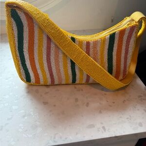 Anthropologie Colorful Striped Women's Bag
